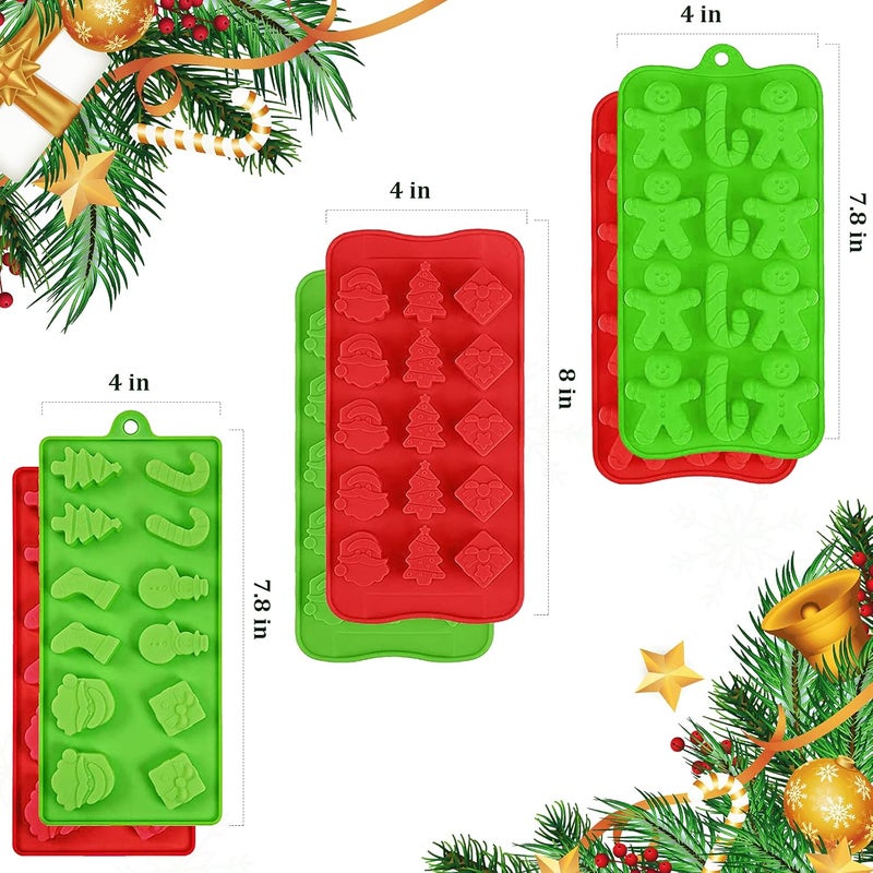 LLPMutu 6-Piece Christmas Silicone Molds Set - Image 2